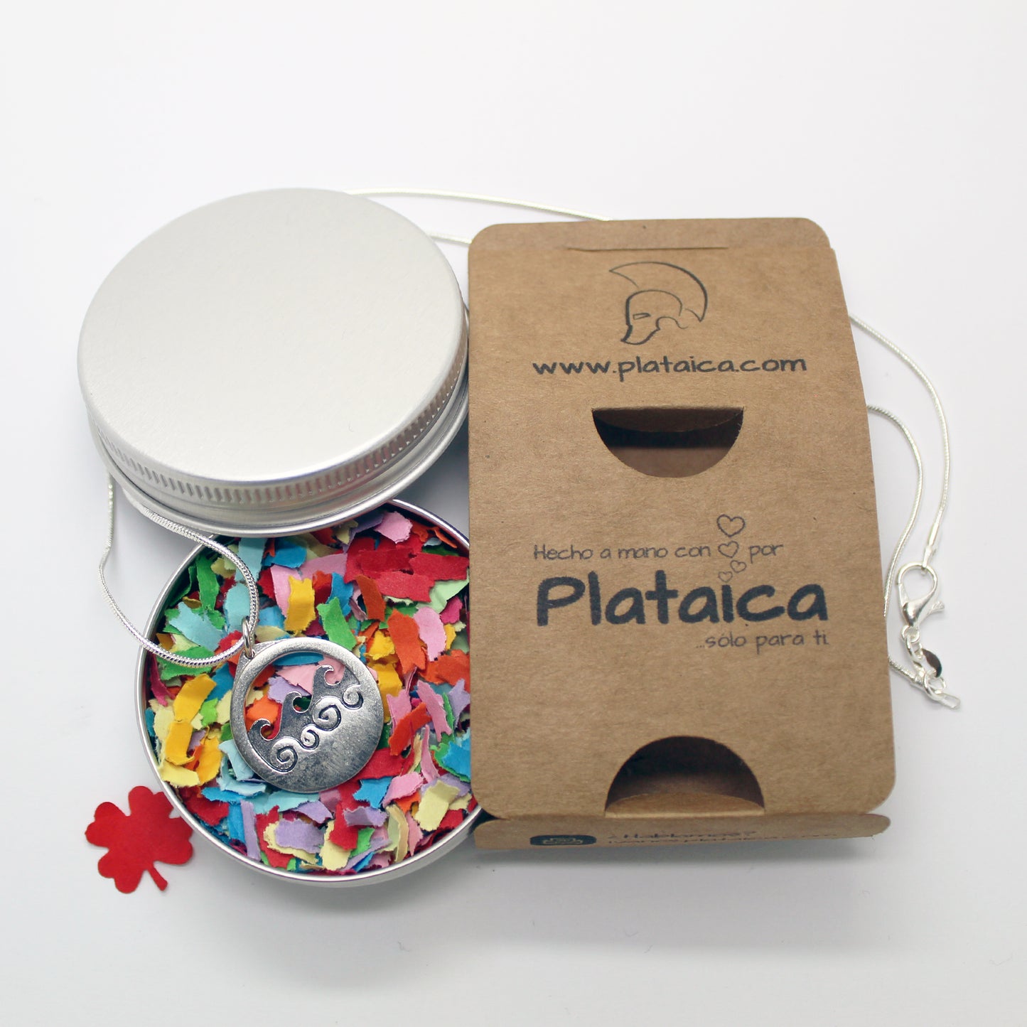 Colgante Olas de plata 925