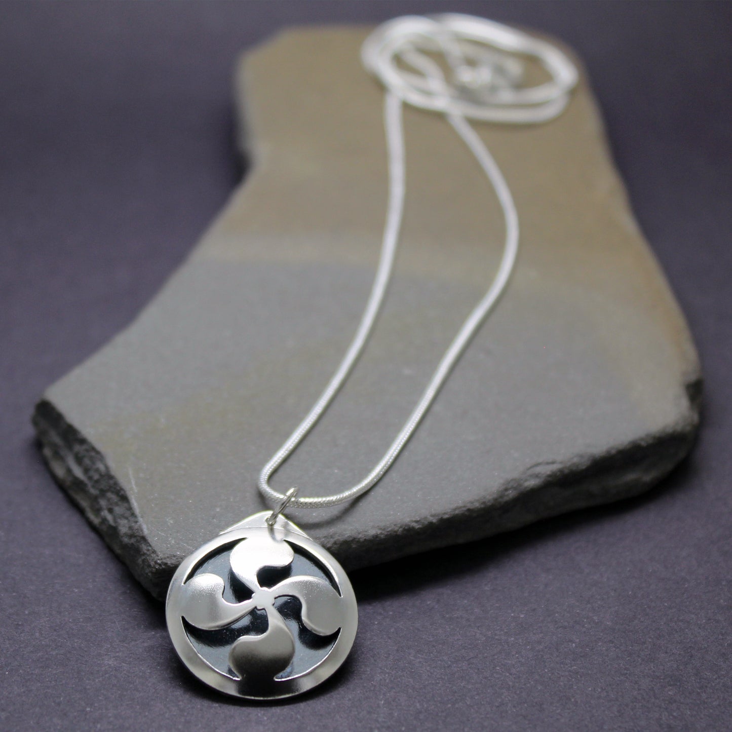 925 silver Lauburu pendant