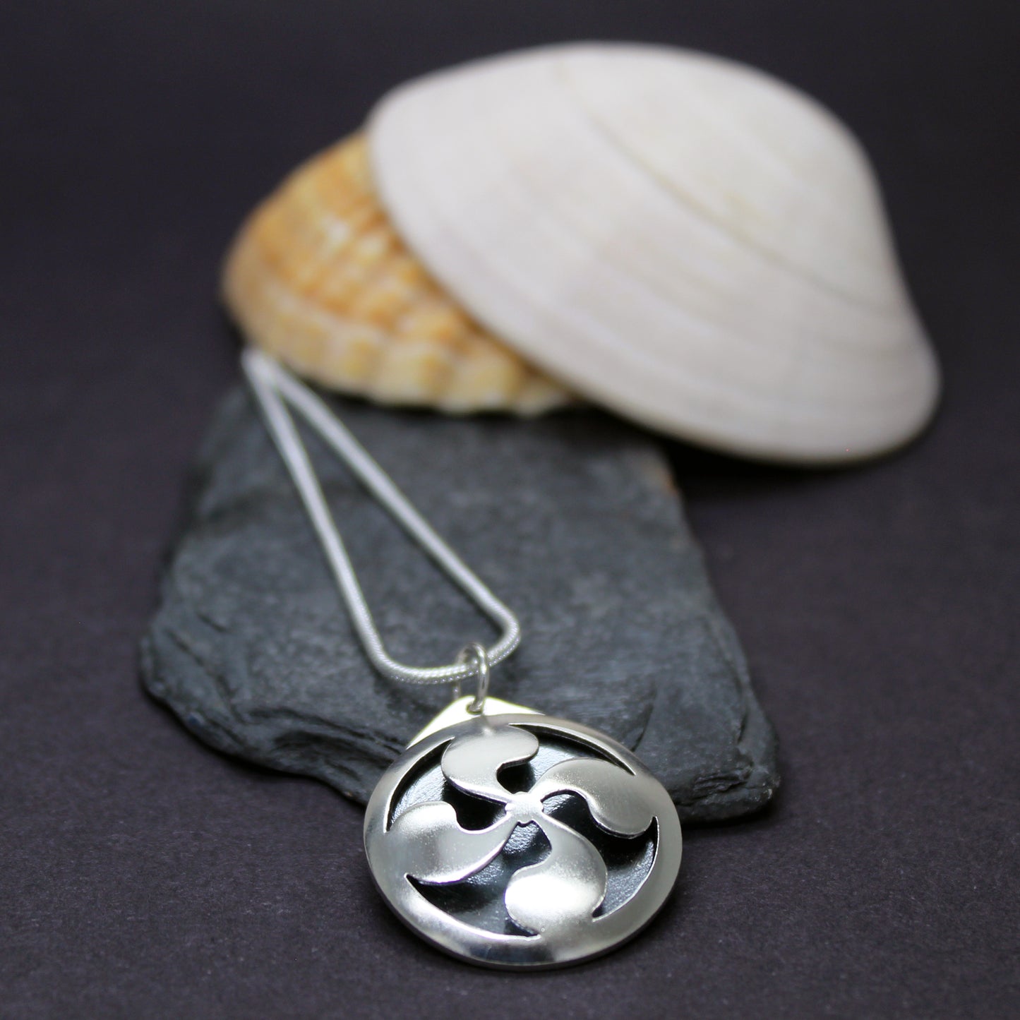 925 silver Lauburu pendant