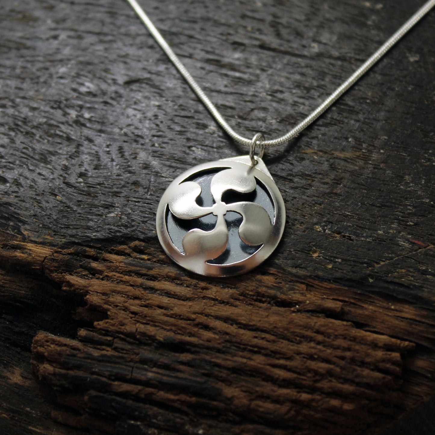 925 silver Lauburu pendant