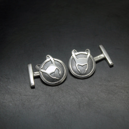 Gemelos inspiración LOKI en plata 925