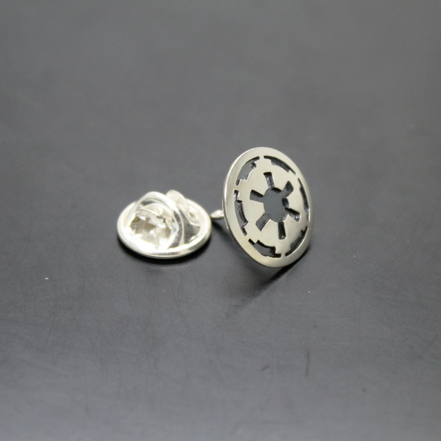 Símbolo del Imperio Galáctico Star Wars pin en plata 925