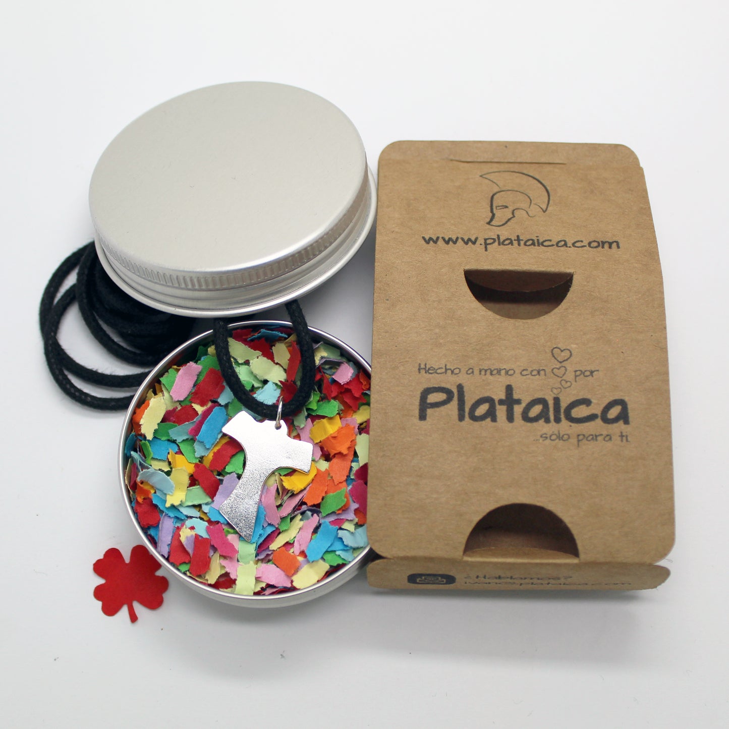 Colgante de plata Tau del Camino de Santiago