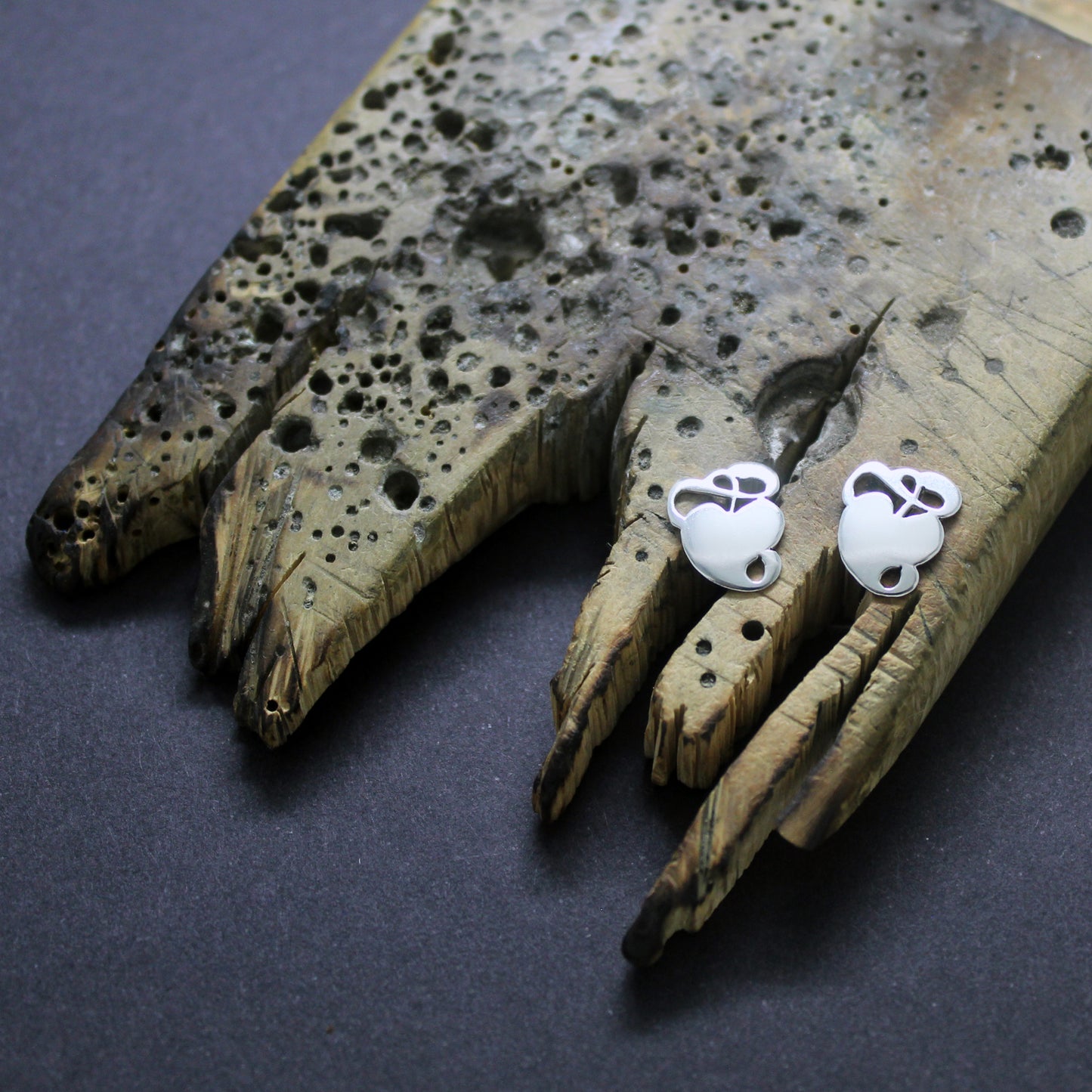 Hedera distinguishes earrings in 925 silver