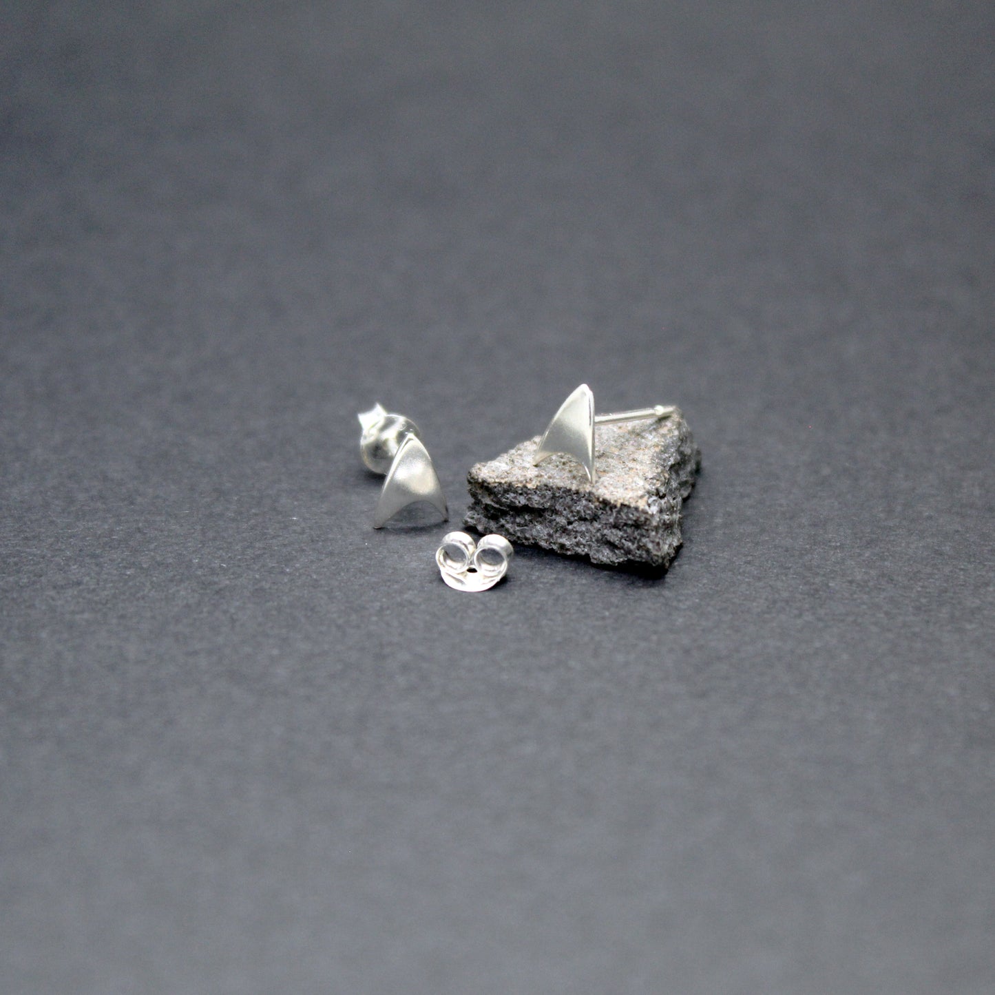 Star Trek MINI Starfleet Delta Insignia 925 silver earrings