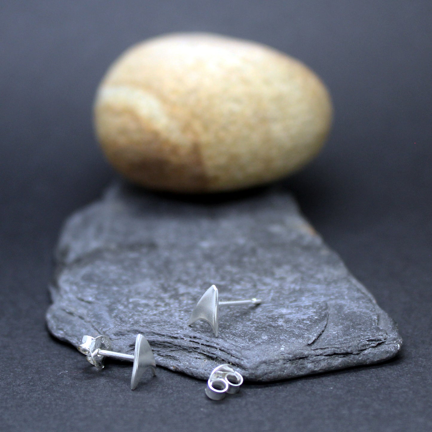 Star Trek MINI Starfleet Delta Insignia 925 silver earrings