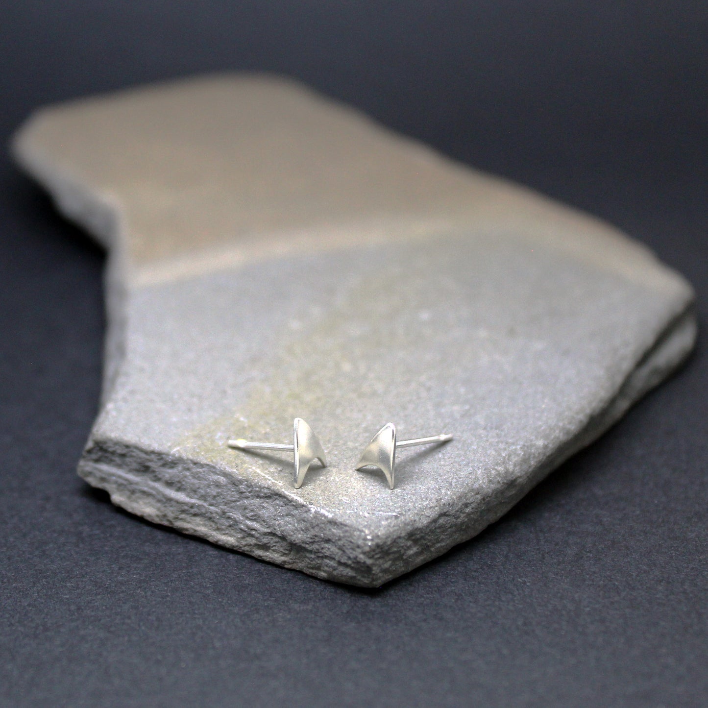 Star Trek MINI Starfleet Delta Insignia 925 silver earrings