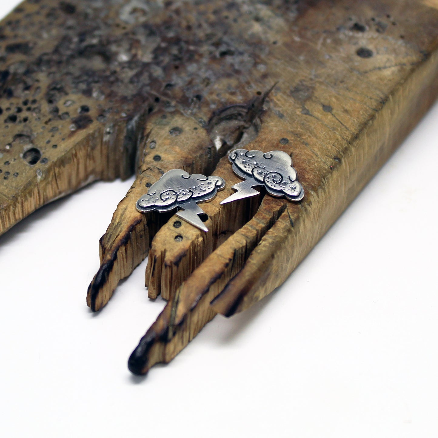 925 Silver Storm Earrings