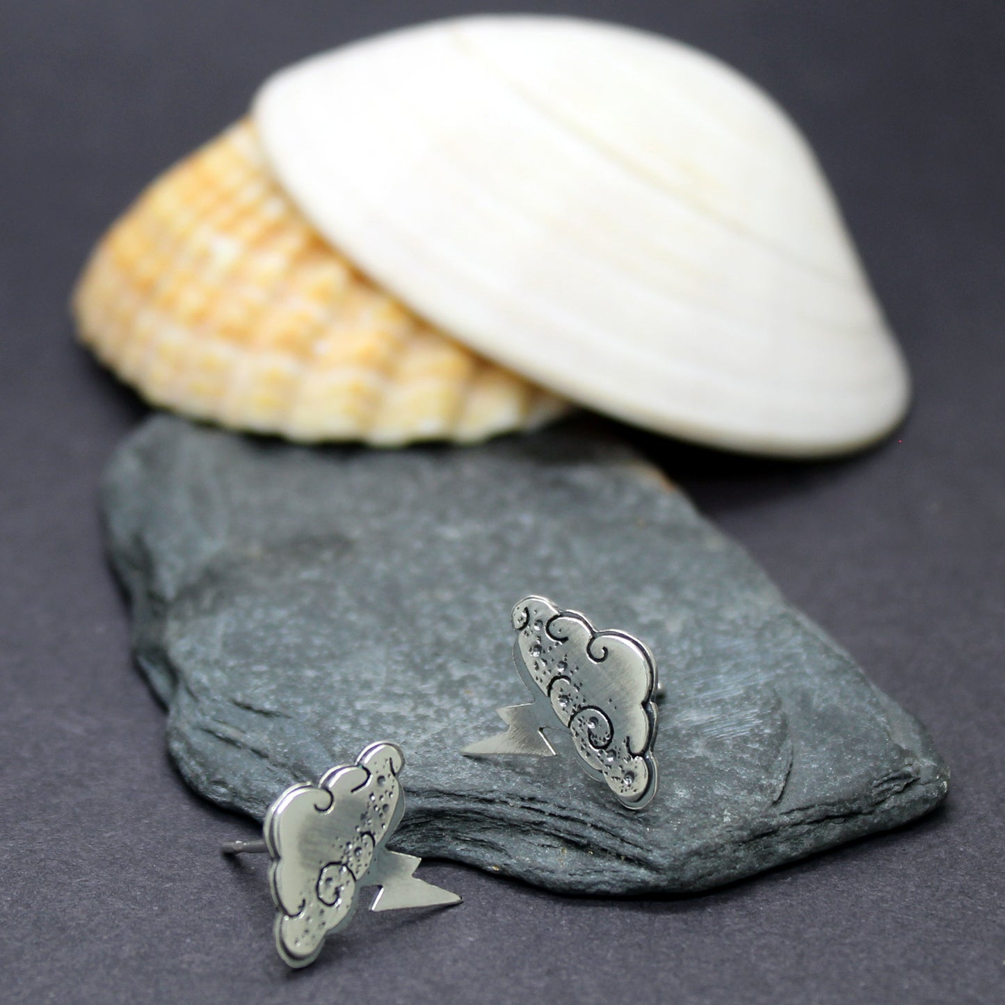 925 Silver Storm Earrings