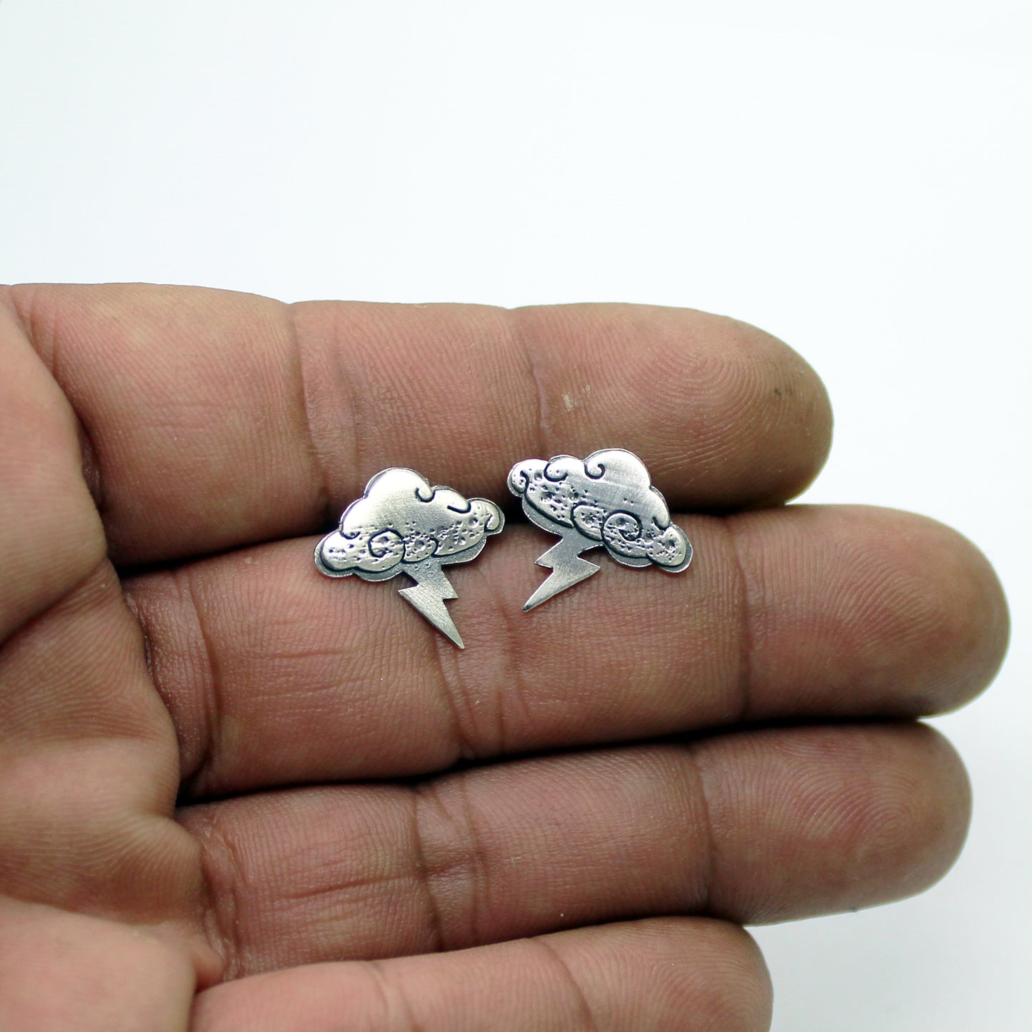 925 Silver Storm Earrings
