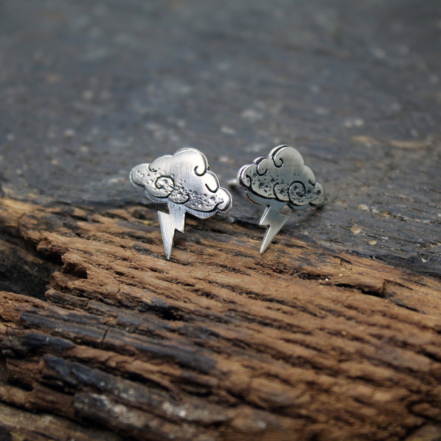 925 Silver Storm Earrings