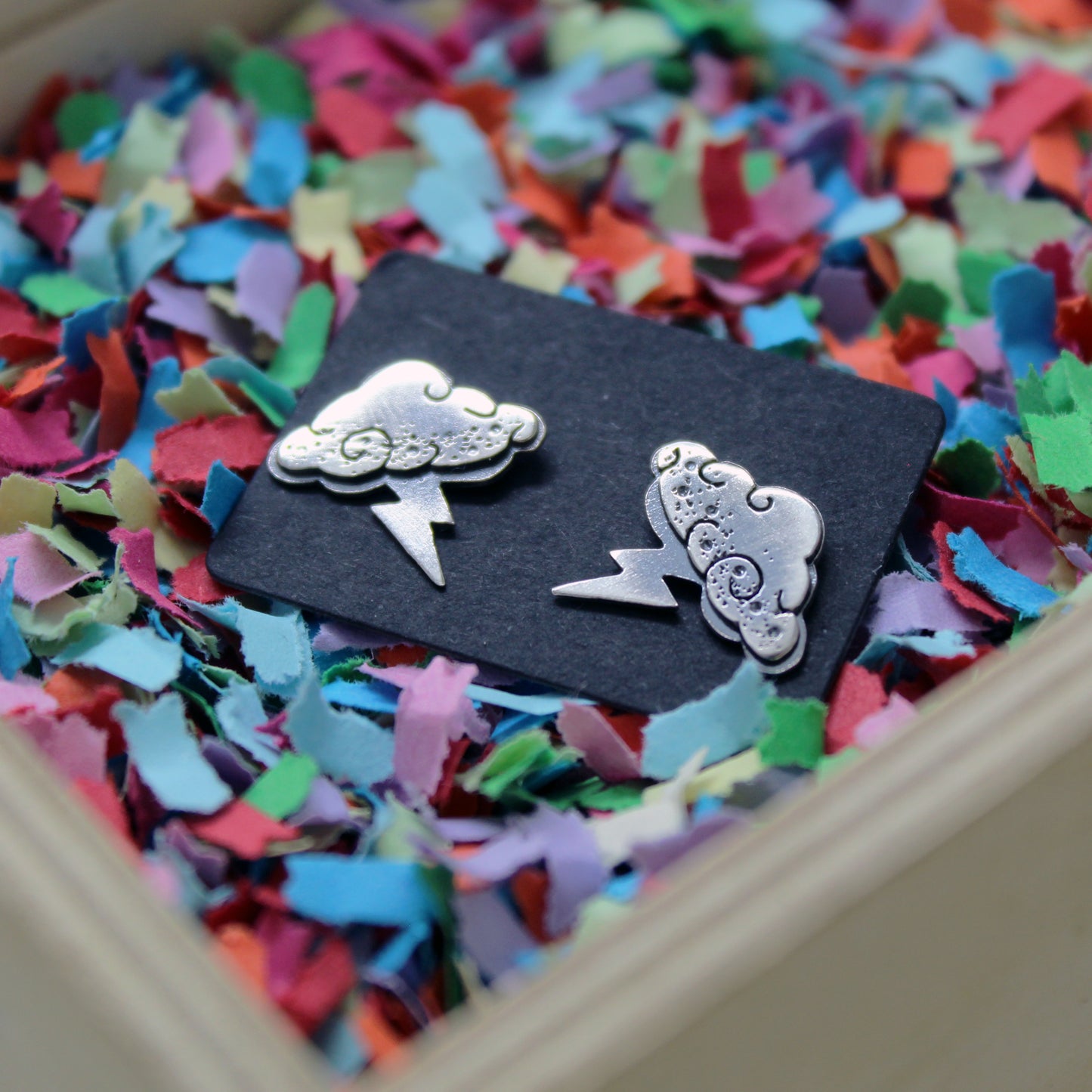 925 Silver Storm Earrings