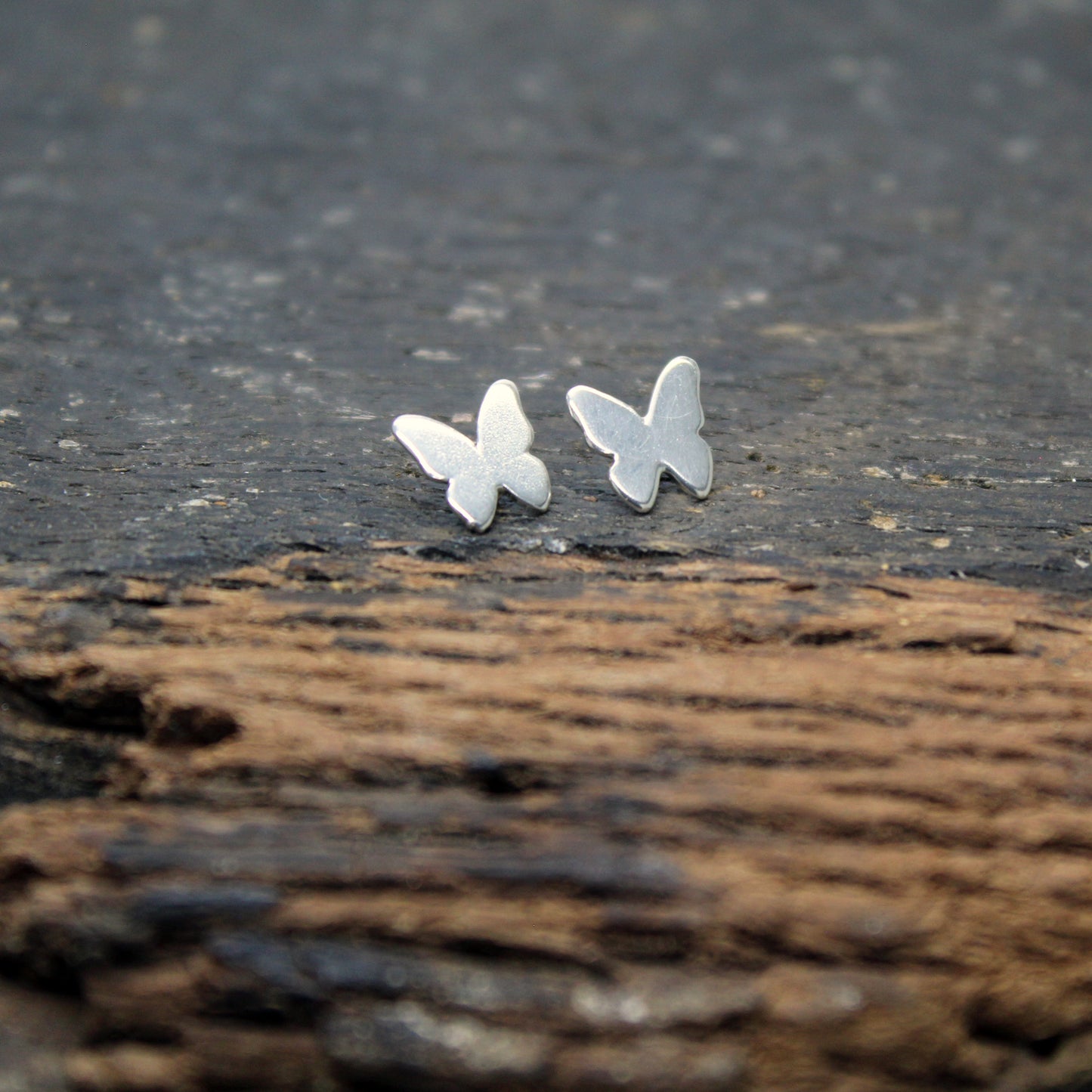 Pendientes MINI mariposas de plata 925