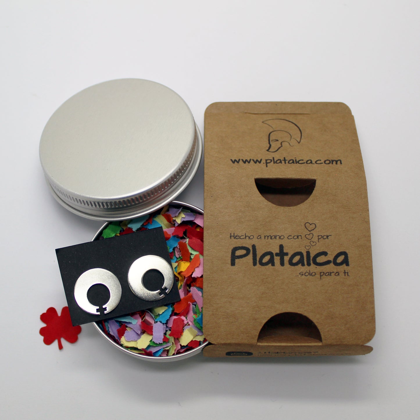 Pendientes Women Power 01 de plata 925