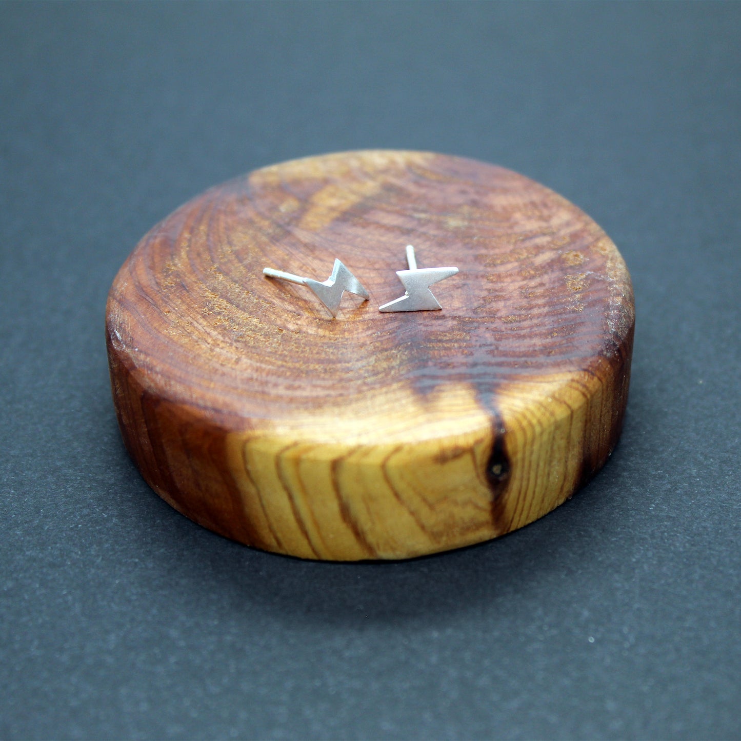 Lightning mini earrings in 925 silver