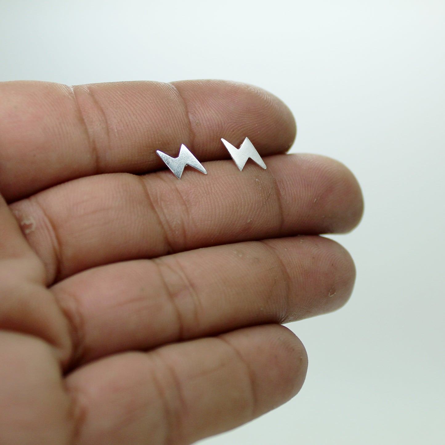 Lightning mini earrings in 925 silver