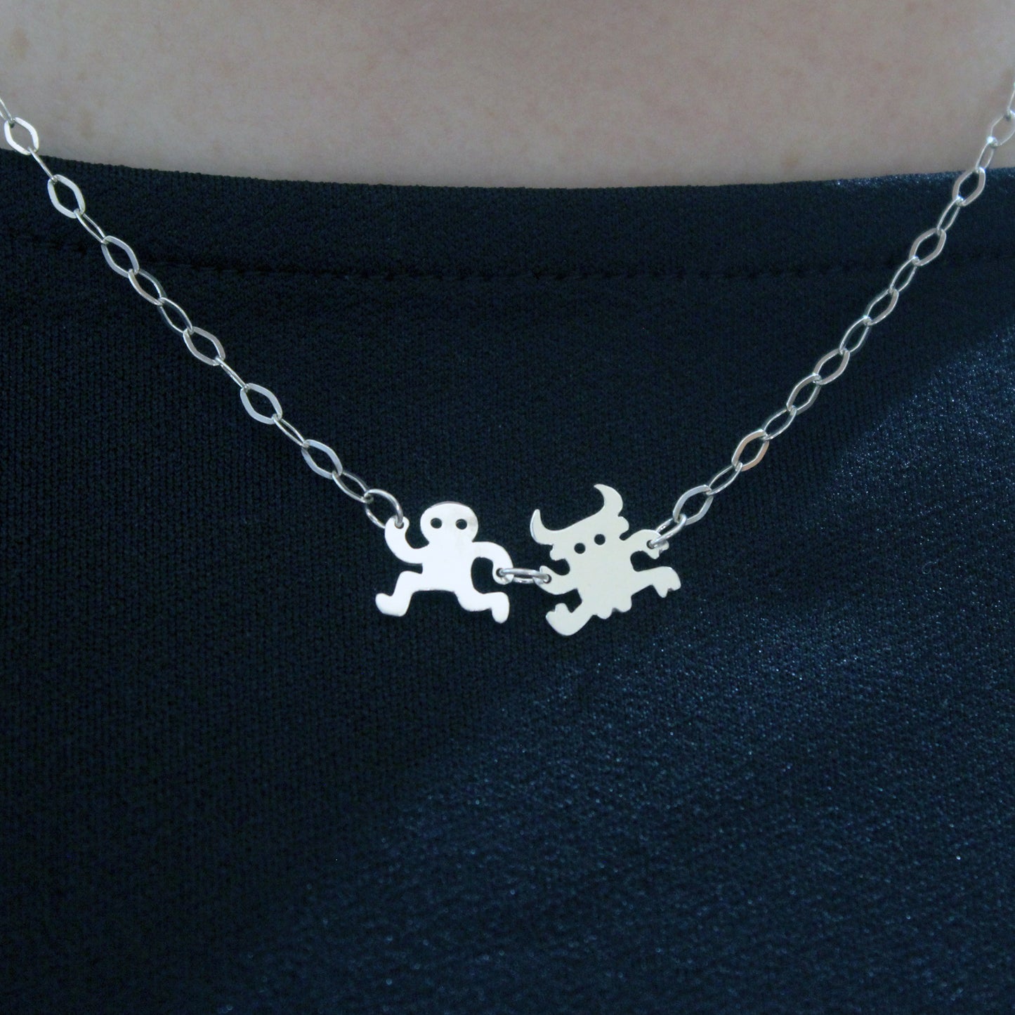 Gargantilla Encierrillo de plata 925 by Mikel Urmeneta