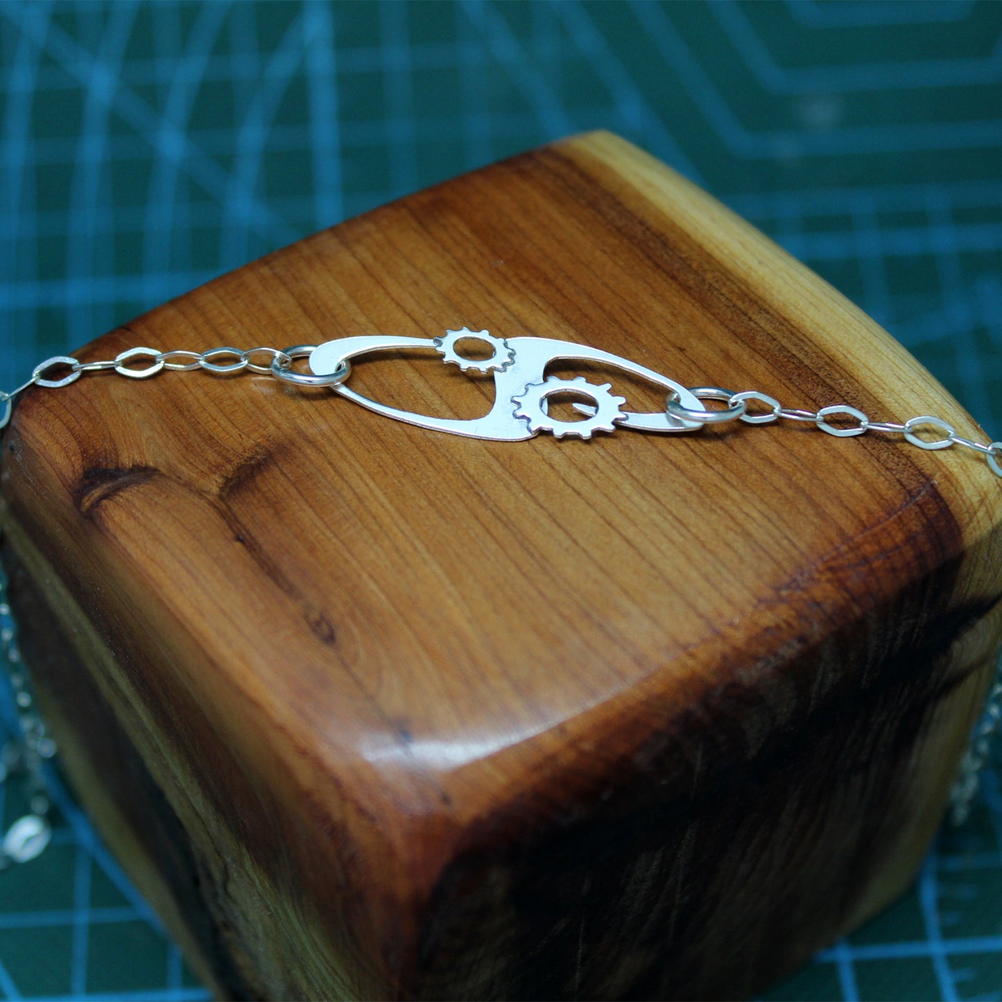 Collar N Mundos en plata 925