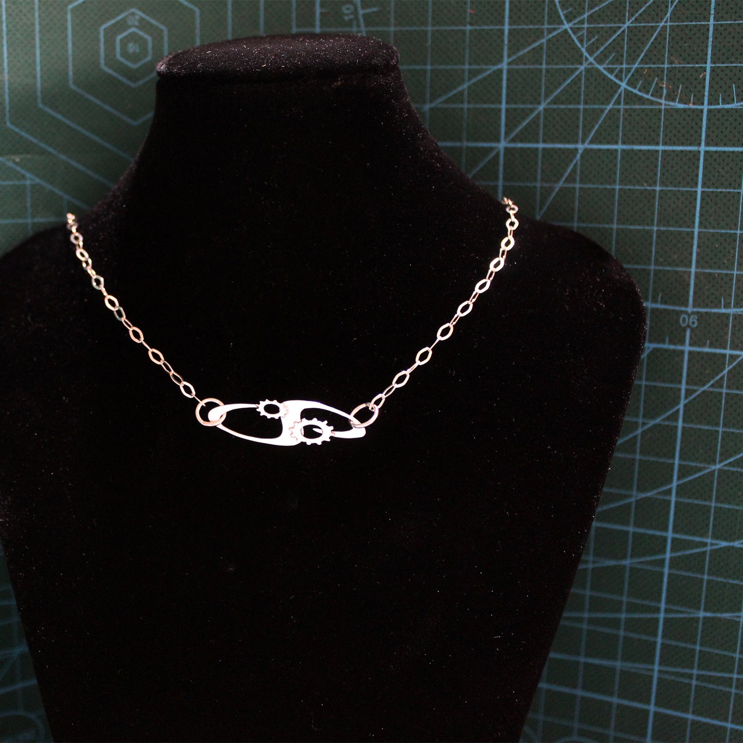 Collar N Mundos en plata 925