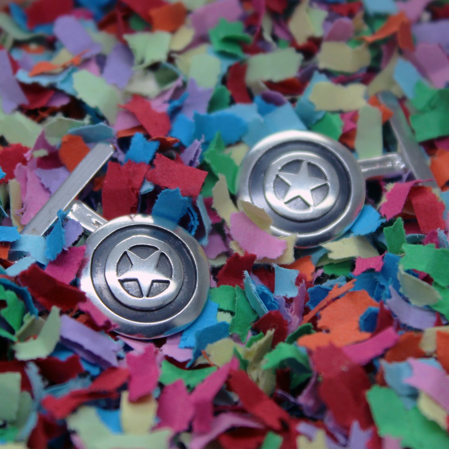 Gemelos Escudo Capitán América en plata 925