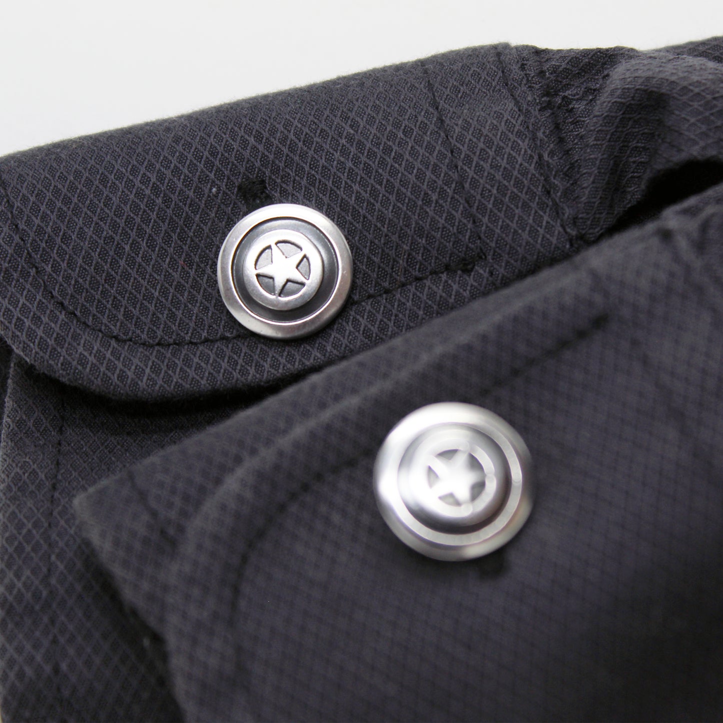 Gemelos Escudo Capitán América en plata 925