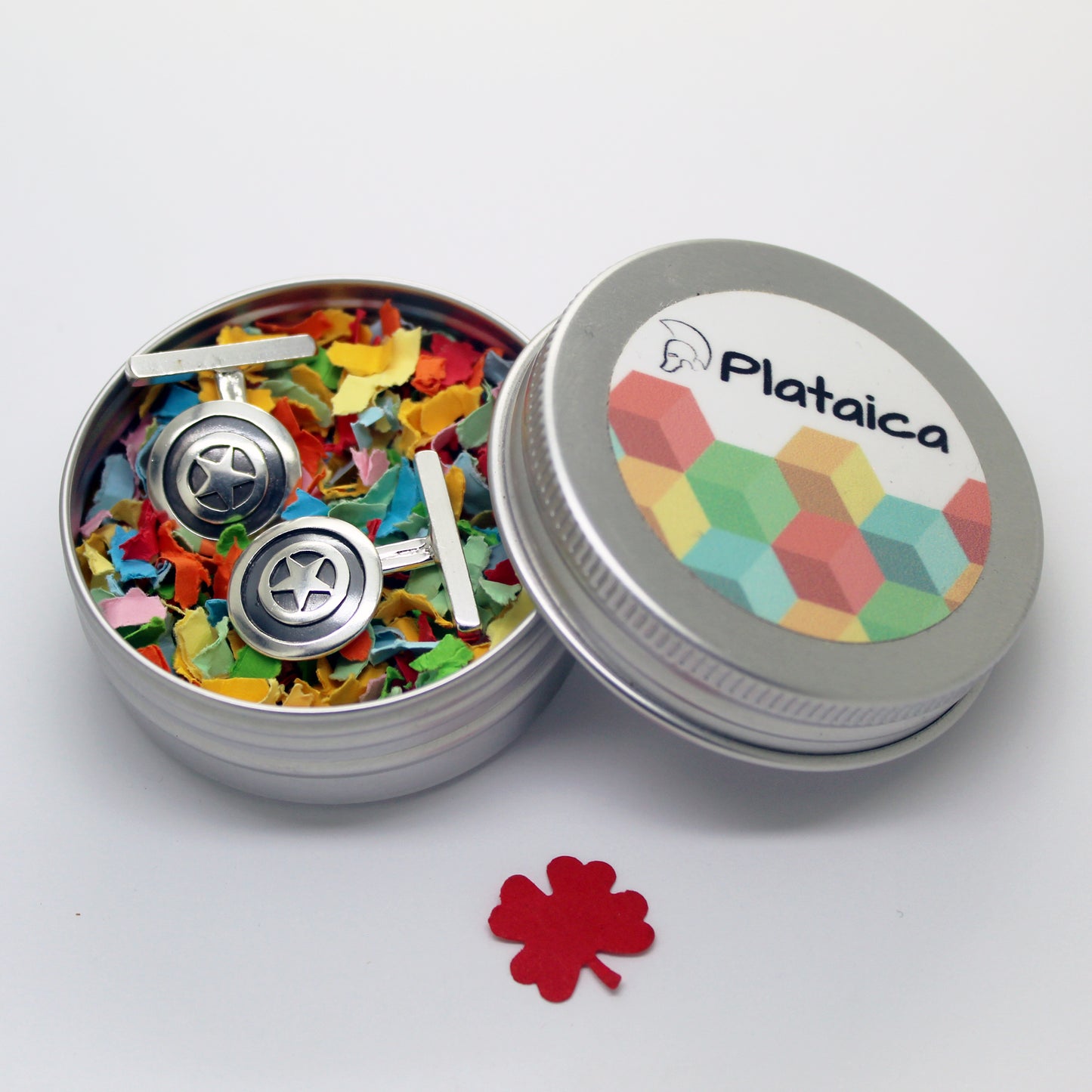 Gemelos Escudo Capitán América en plata 925