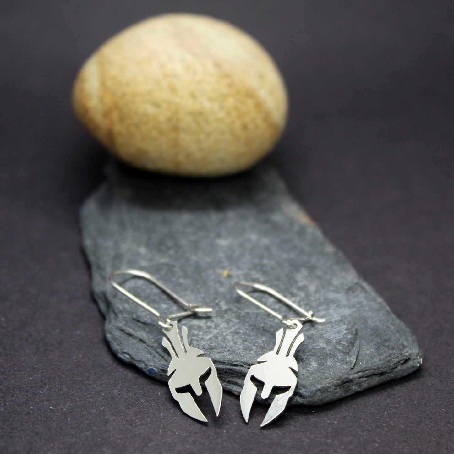 Assassin's Creed Odyssey inspiration dangle earrings in 925 silver