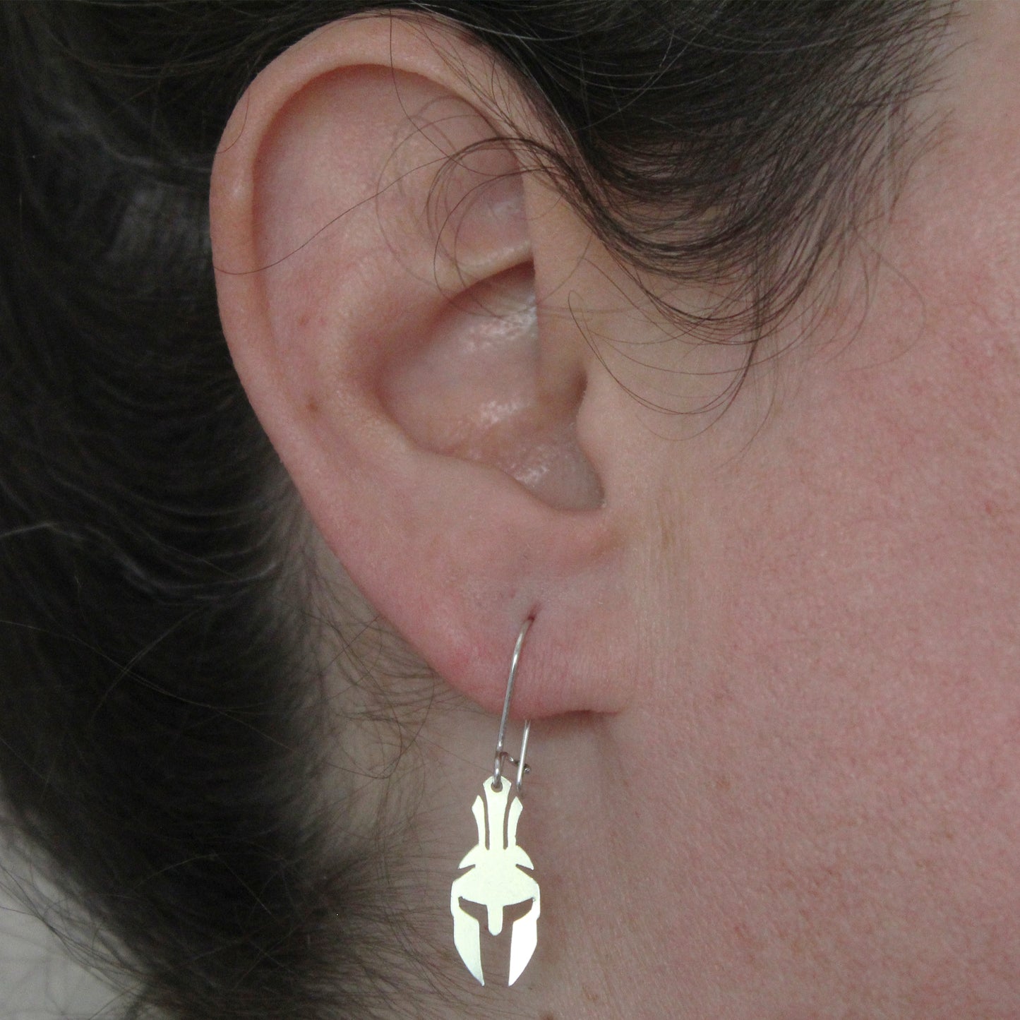 Assassin's Creed Odyssey inspiration dangle earrings in 925 silver