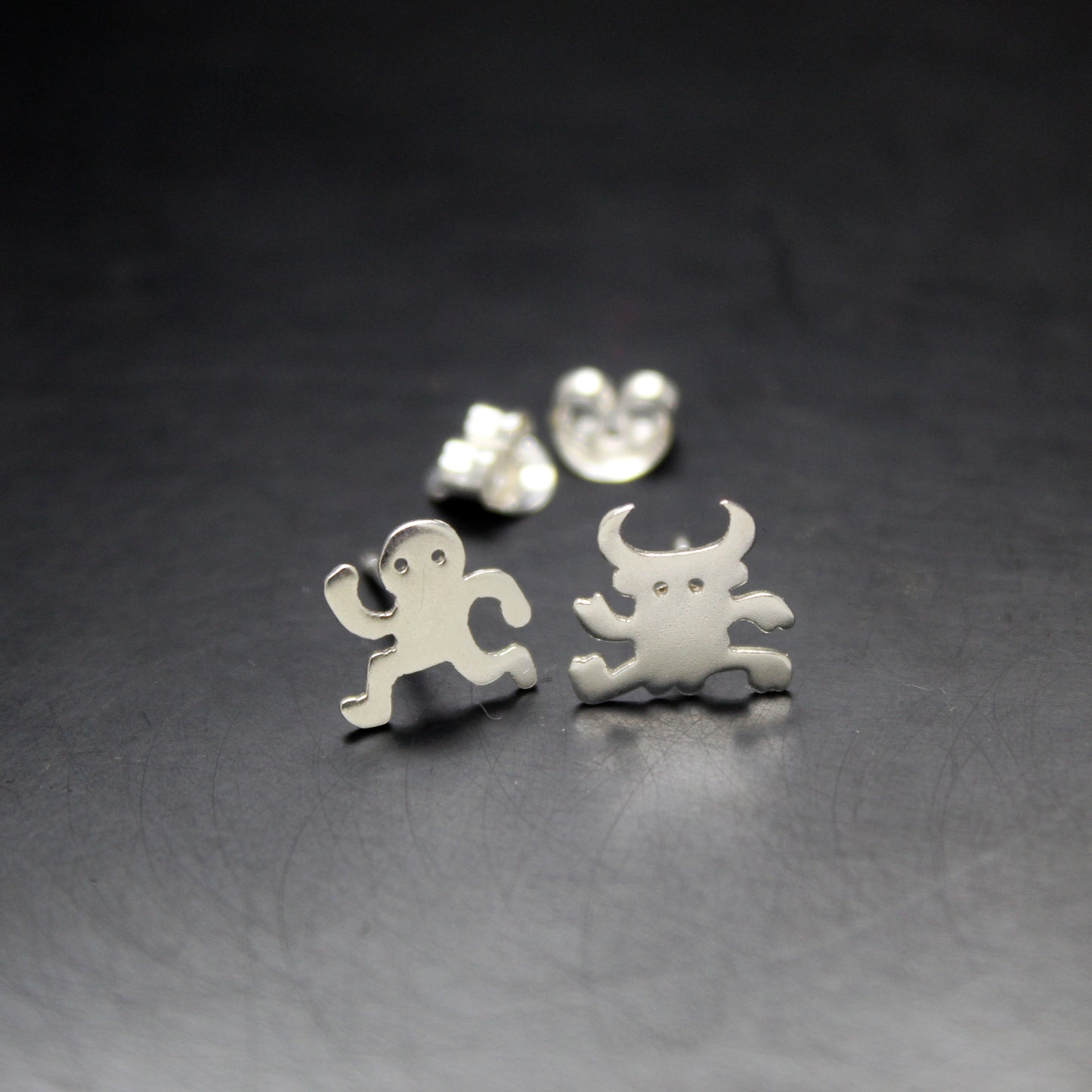 Pendientes Encierrillo de plata 925 by Mikel Urmeneta