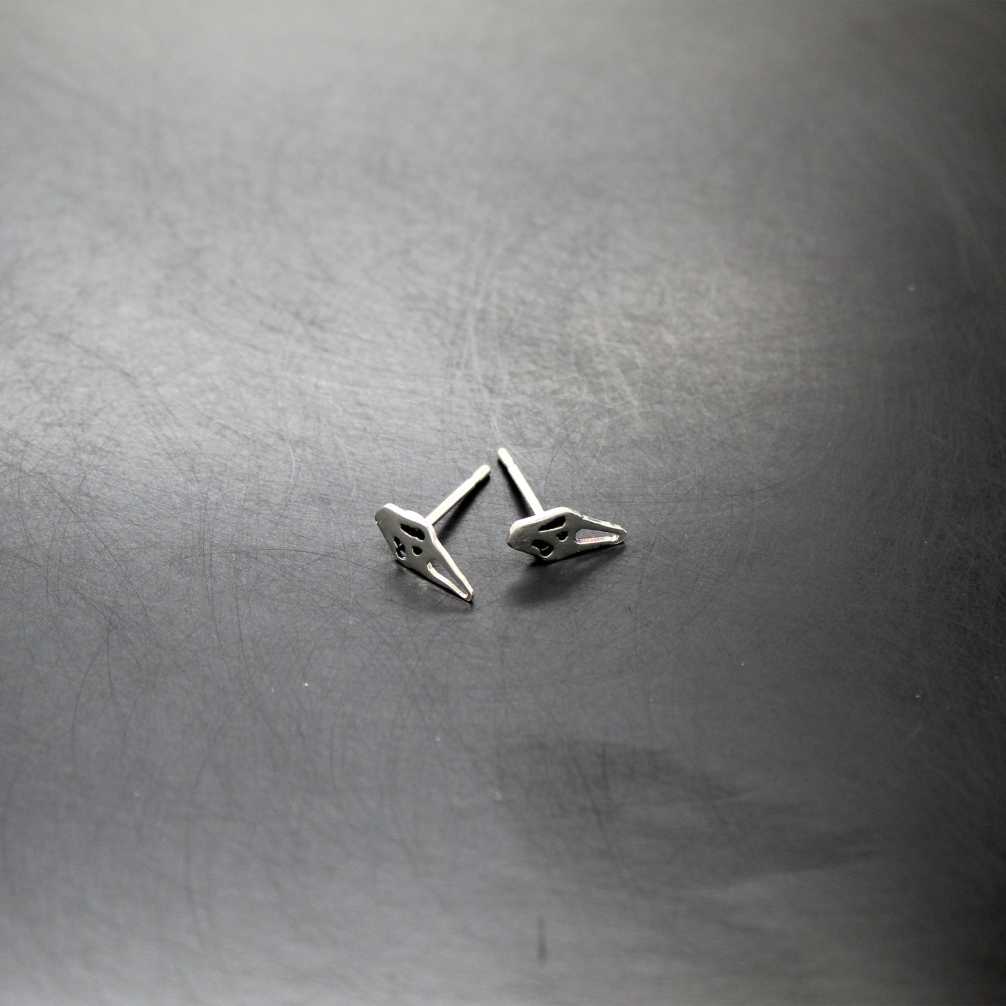 Ghostface Scream mask mini earrings in 925 silver