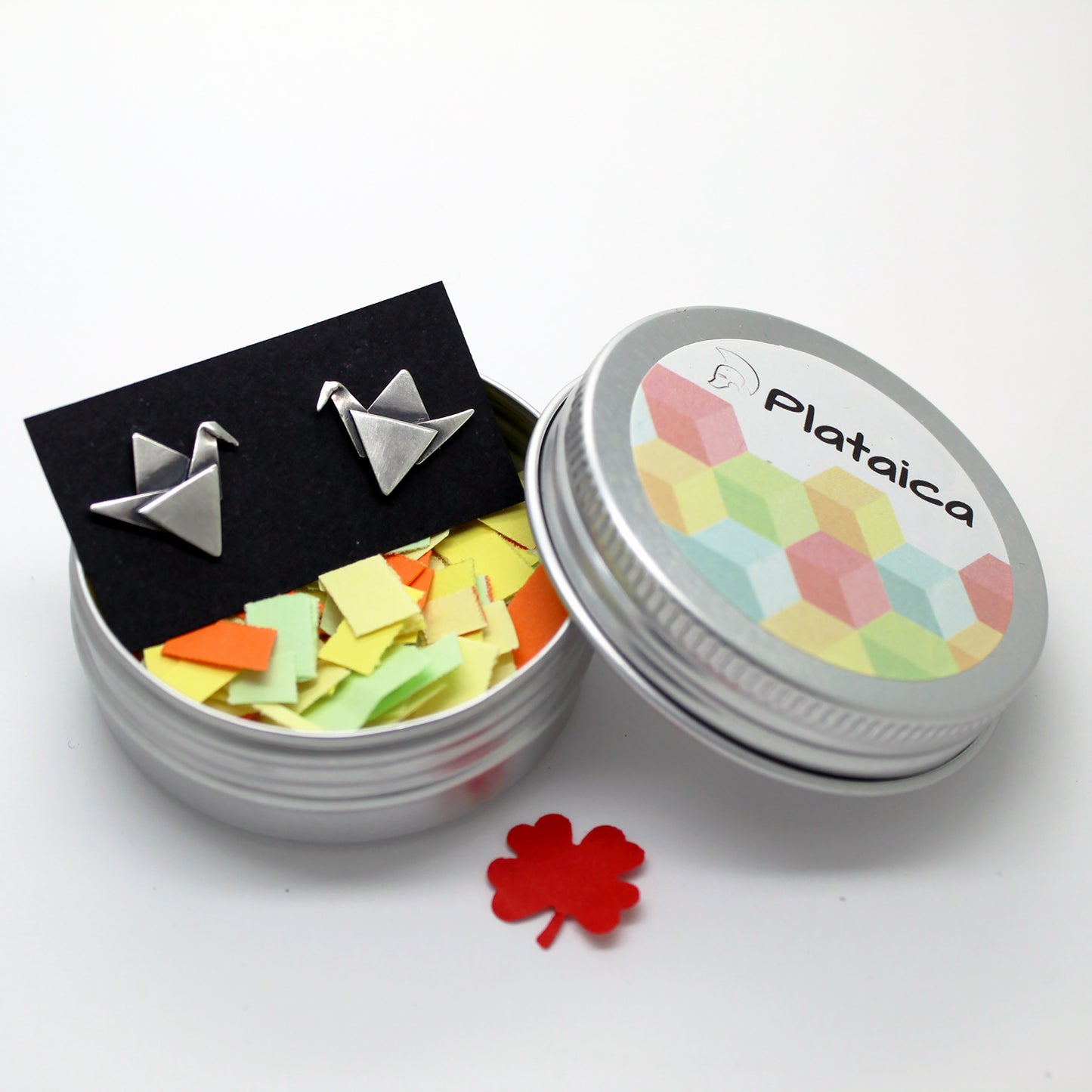 925 silver earrings paper bow ties