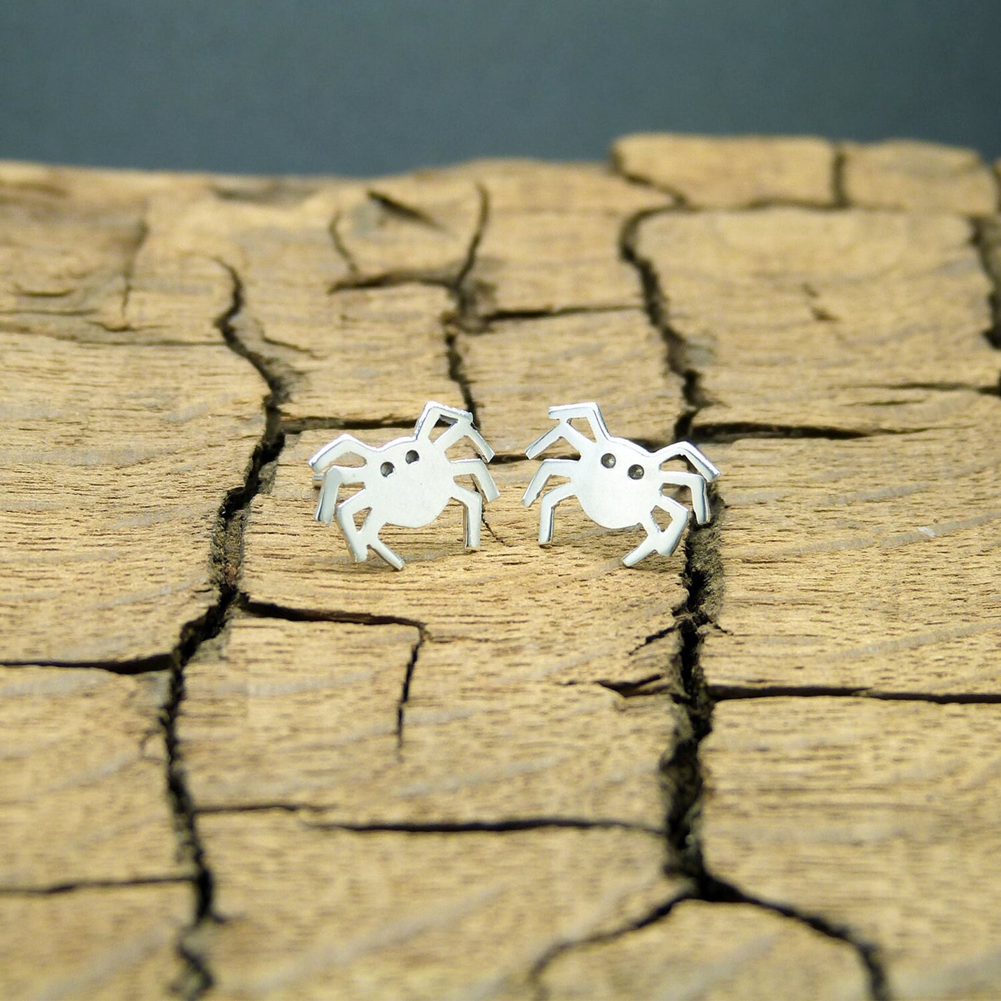925 silver spider earrings