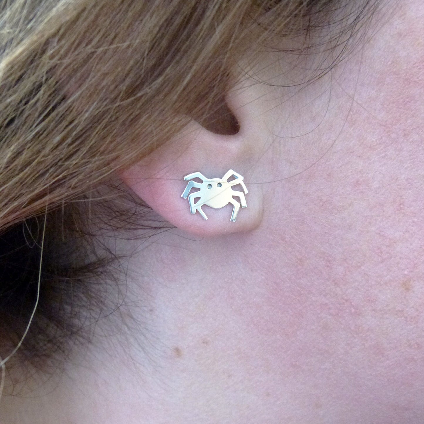 925 silver spider earrings