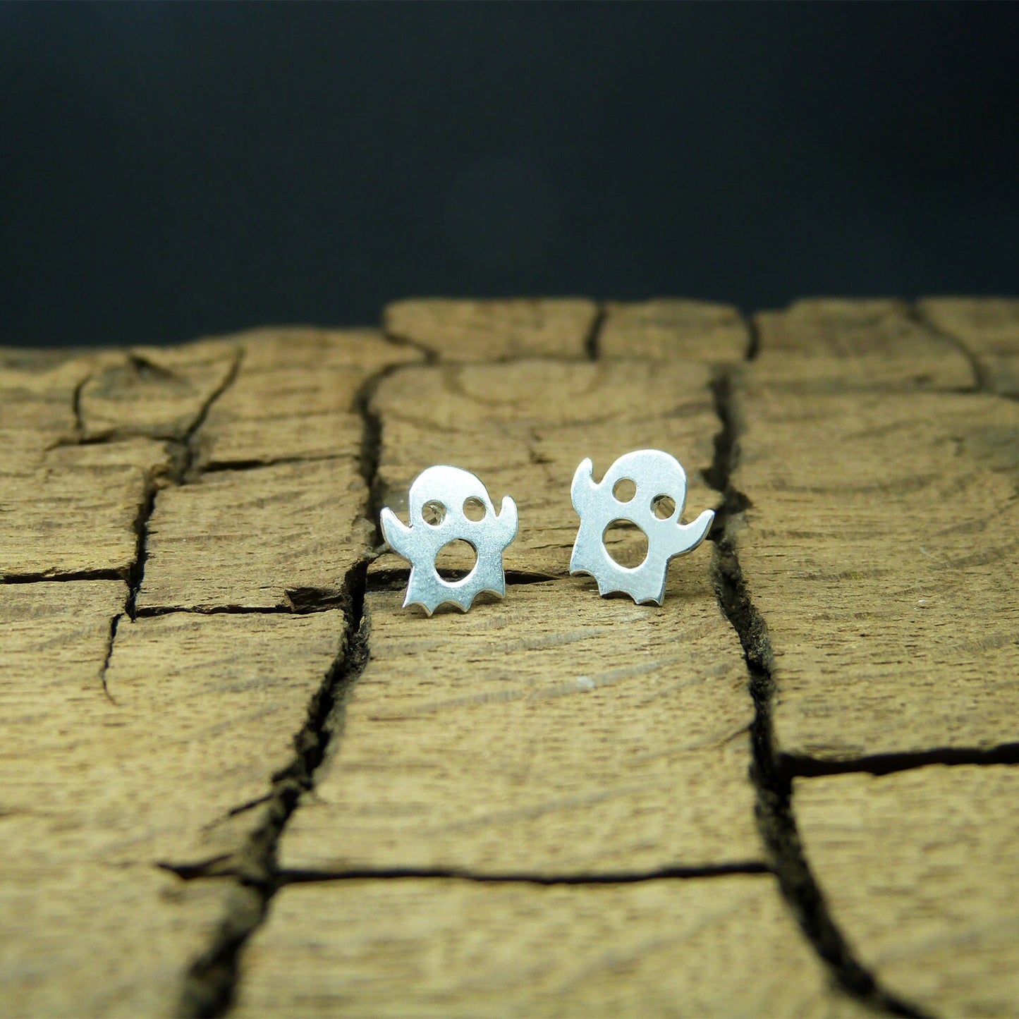 Pendientes Fantasmas de plata 925