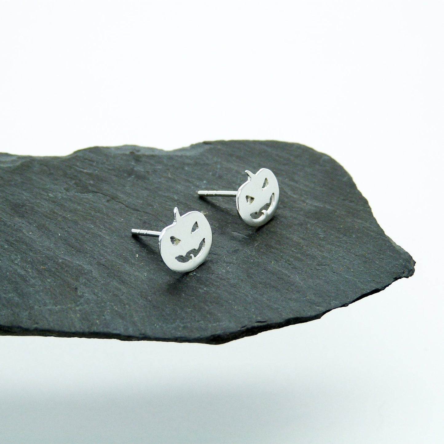Pendientes Calabazas de plata 925 para Halloween