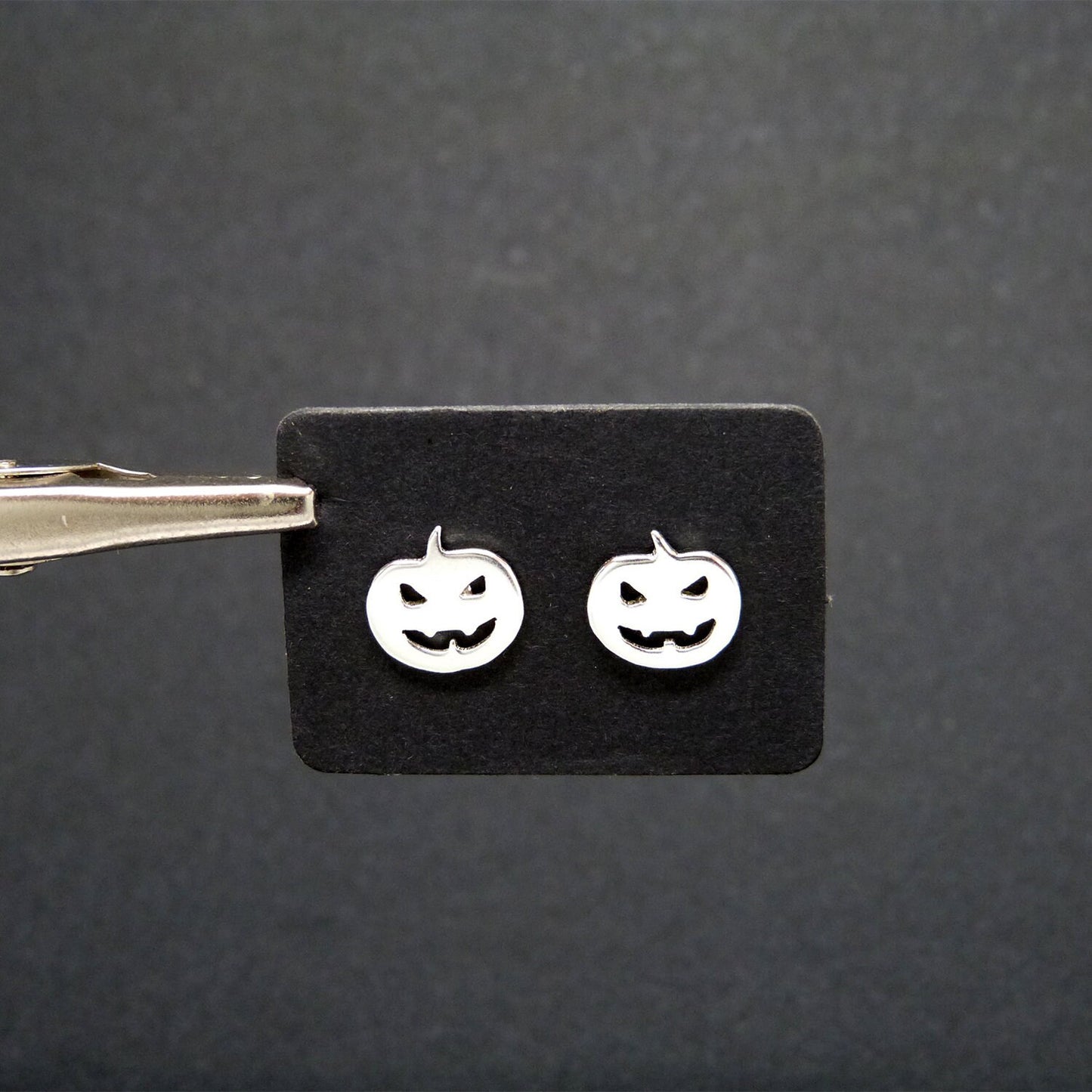 Pendientes Calabazas de plata 925 para Halloween