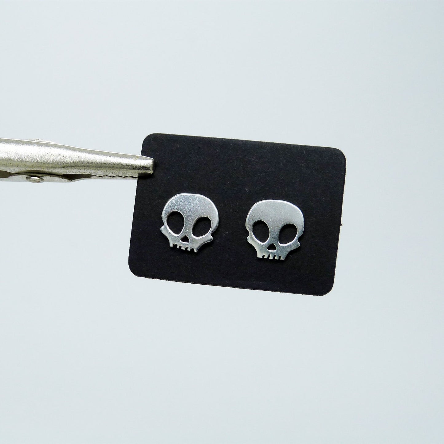 925 silver skull earrings