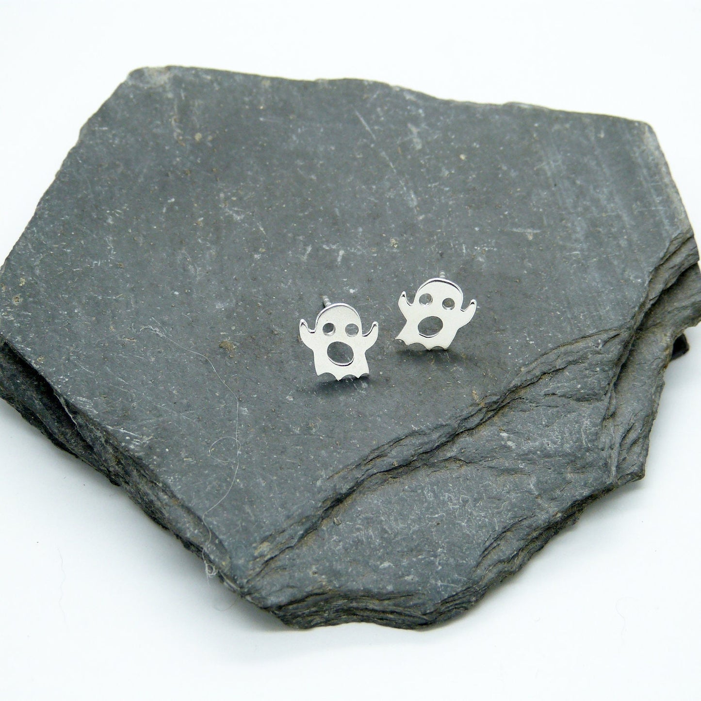 Pendientes Fantasmas de plata 925