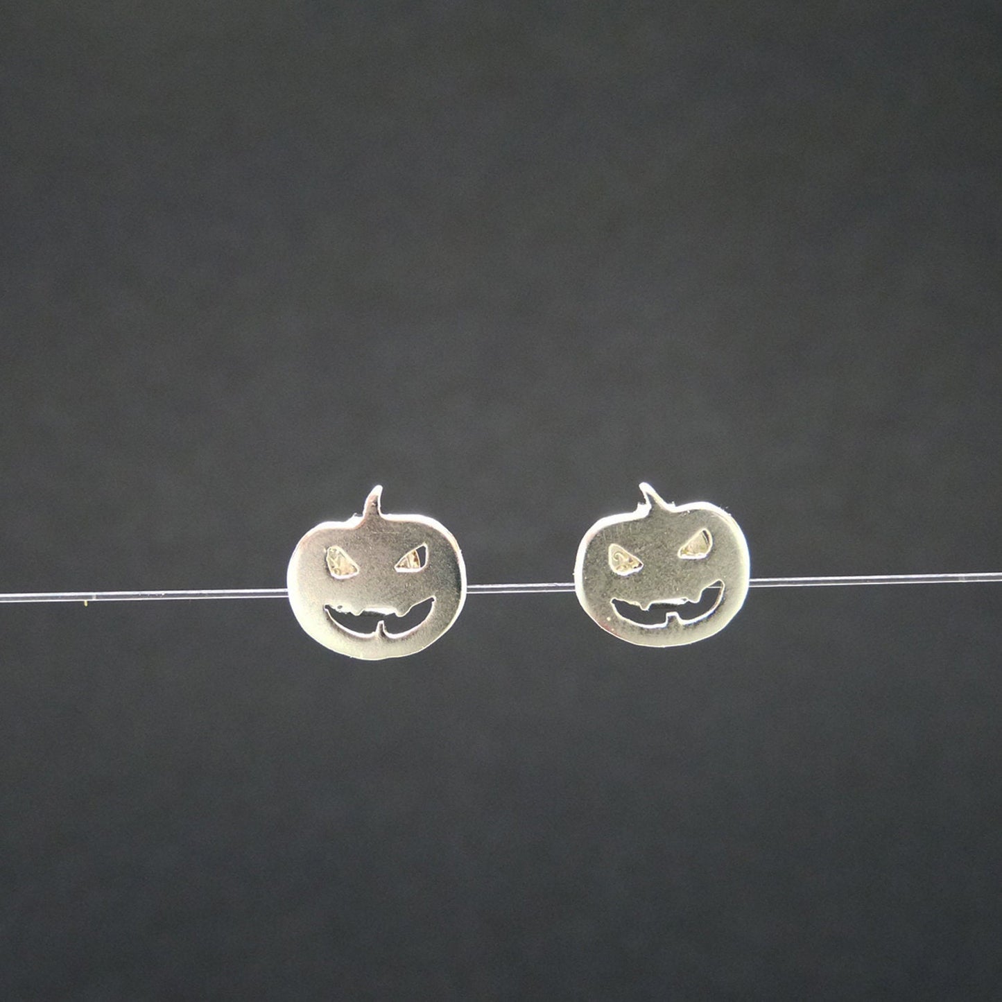 Pendientes Calabazas de plata 925 para Halloween