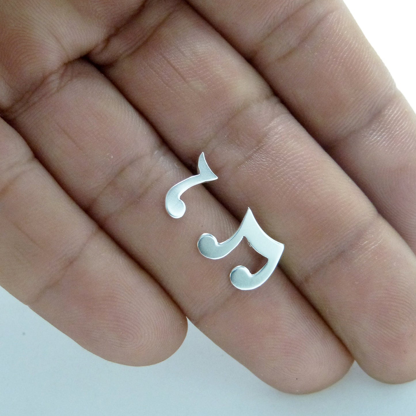 925 silver Musical Notes