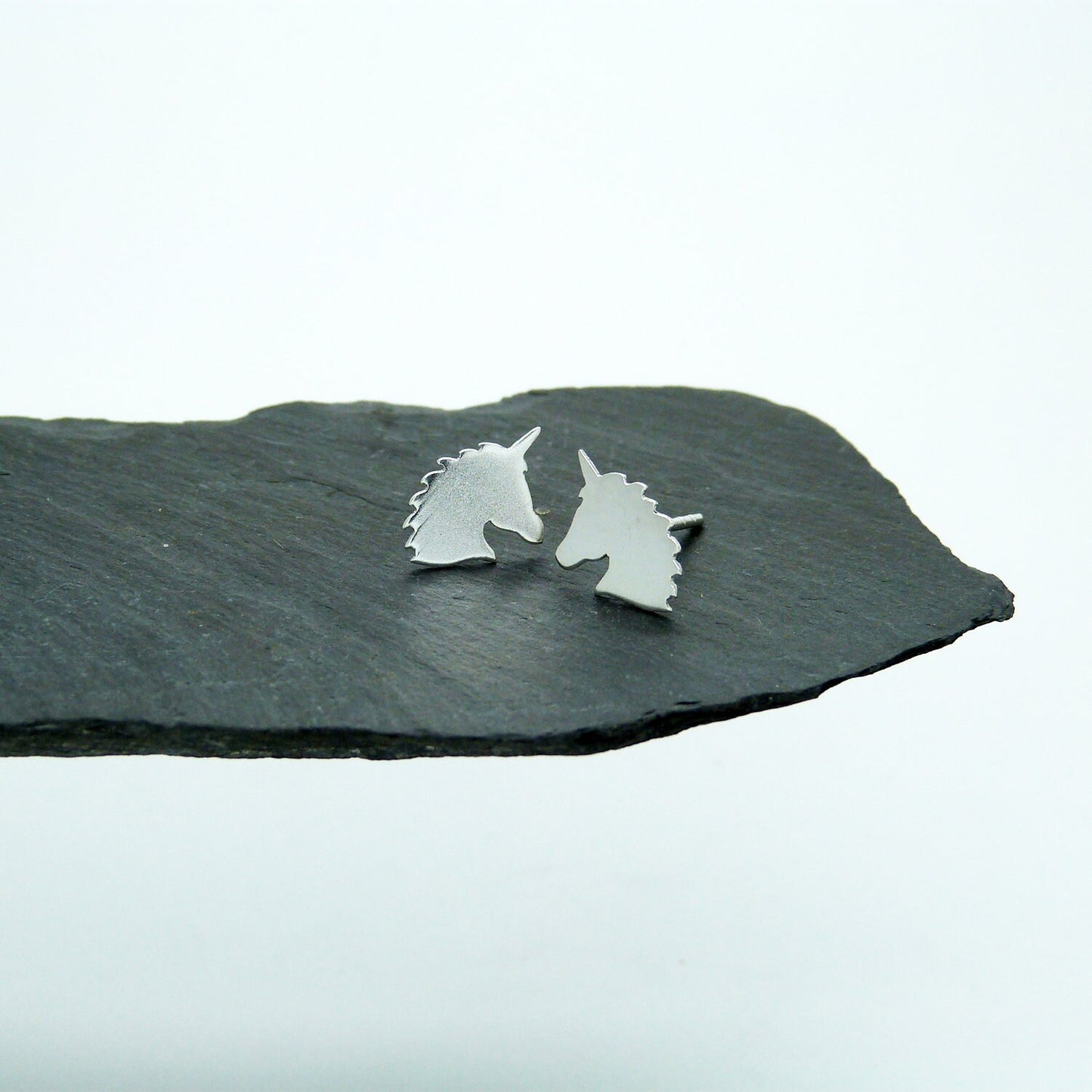 925 silver unicorn earrings