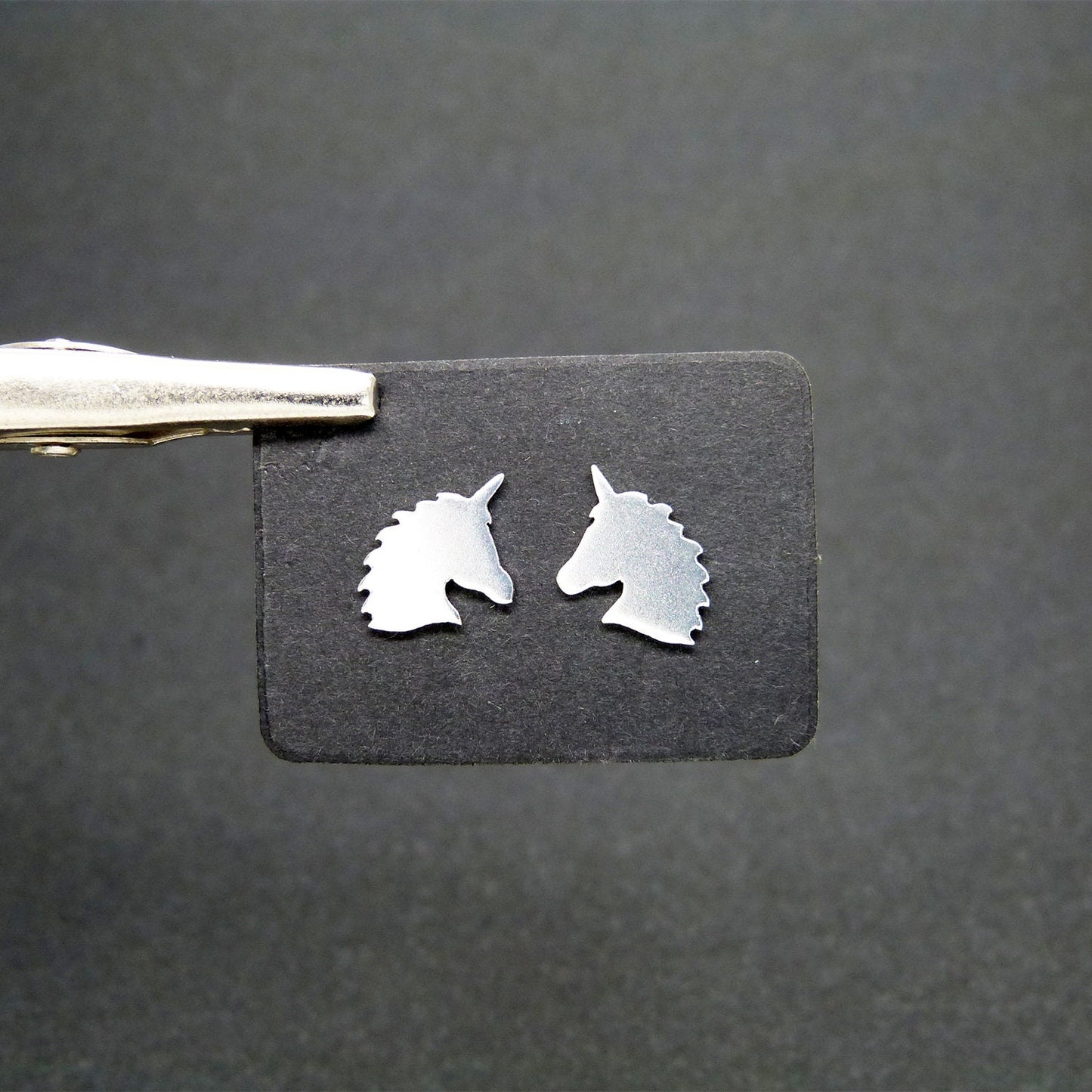 925 silver unicorn earrings