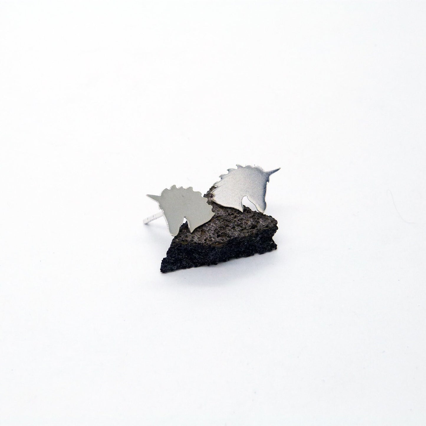 925 silver unicorn earrings