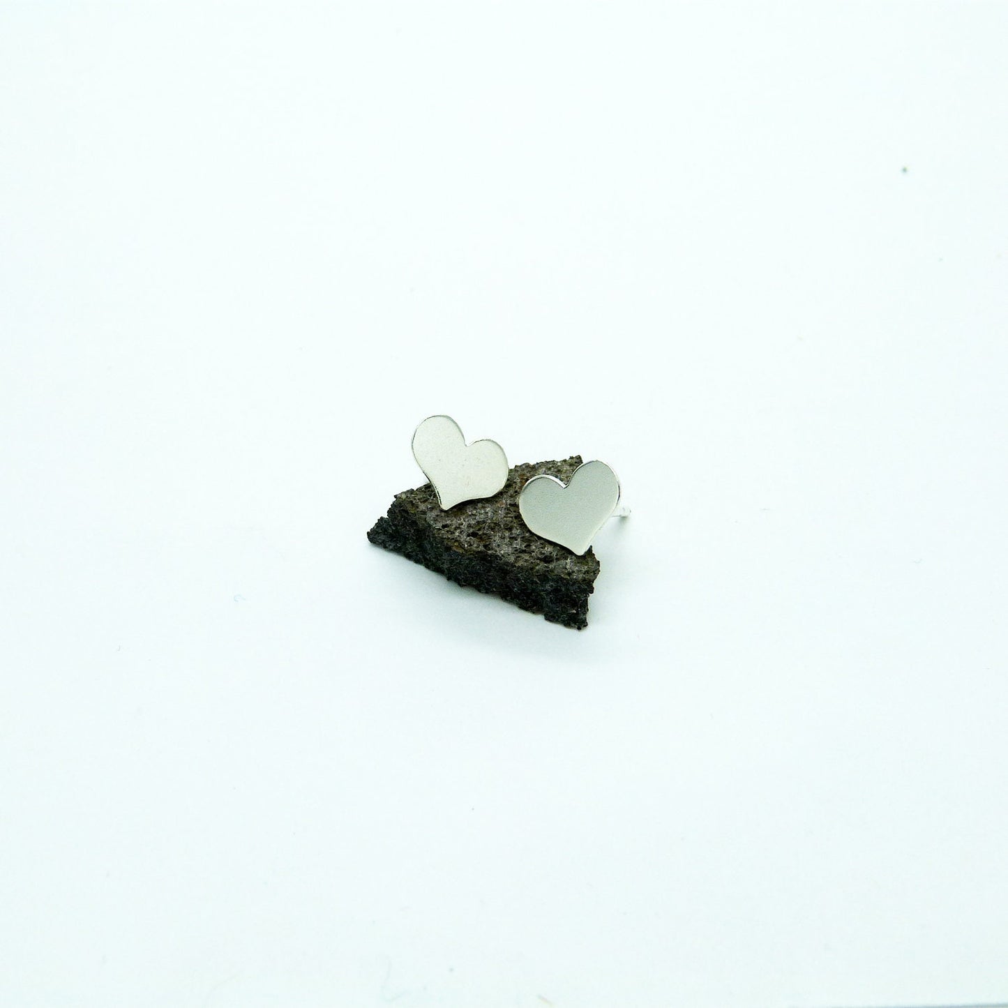 925 Silver Mini Hearts Earrings