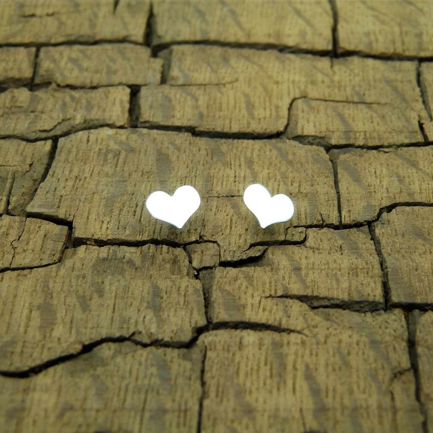 925 Silver Mini Hearts Earrings