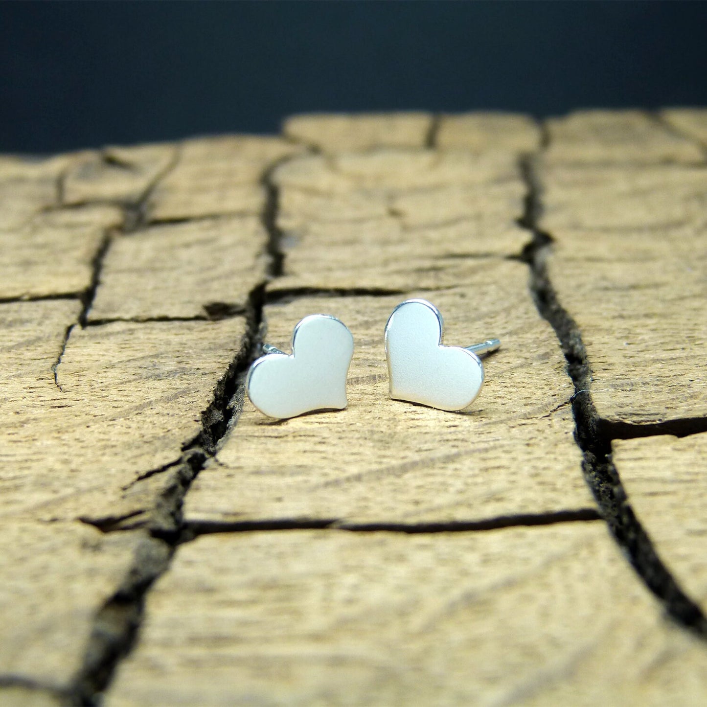 925 Silver Mini Hearts Earrings