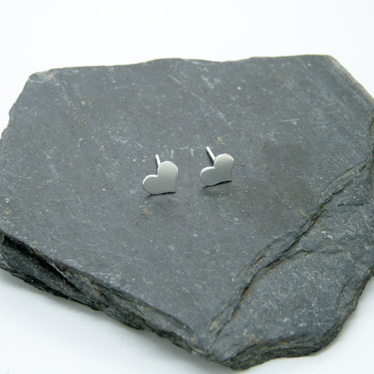 Pendientes Mini Corazones de plata 925