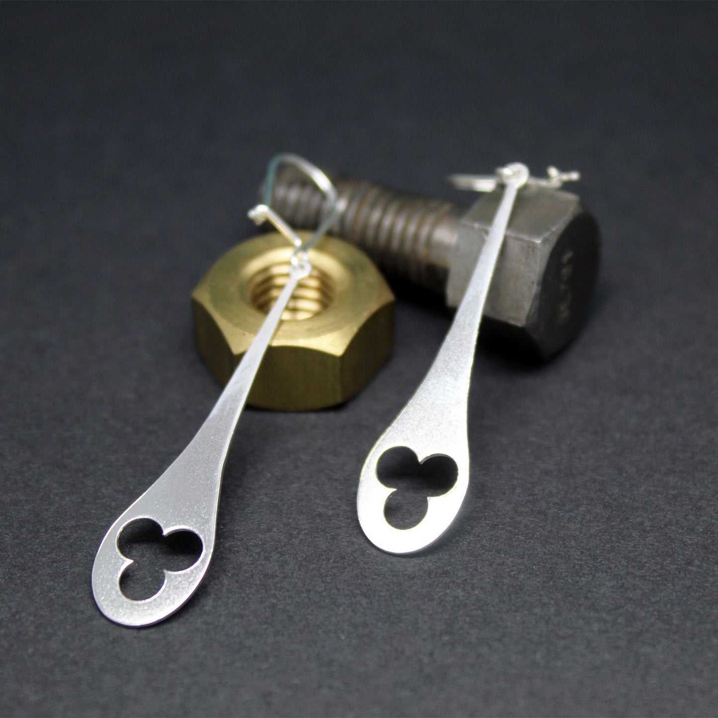 Pendientes Alcaldesa en plata 925.