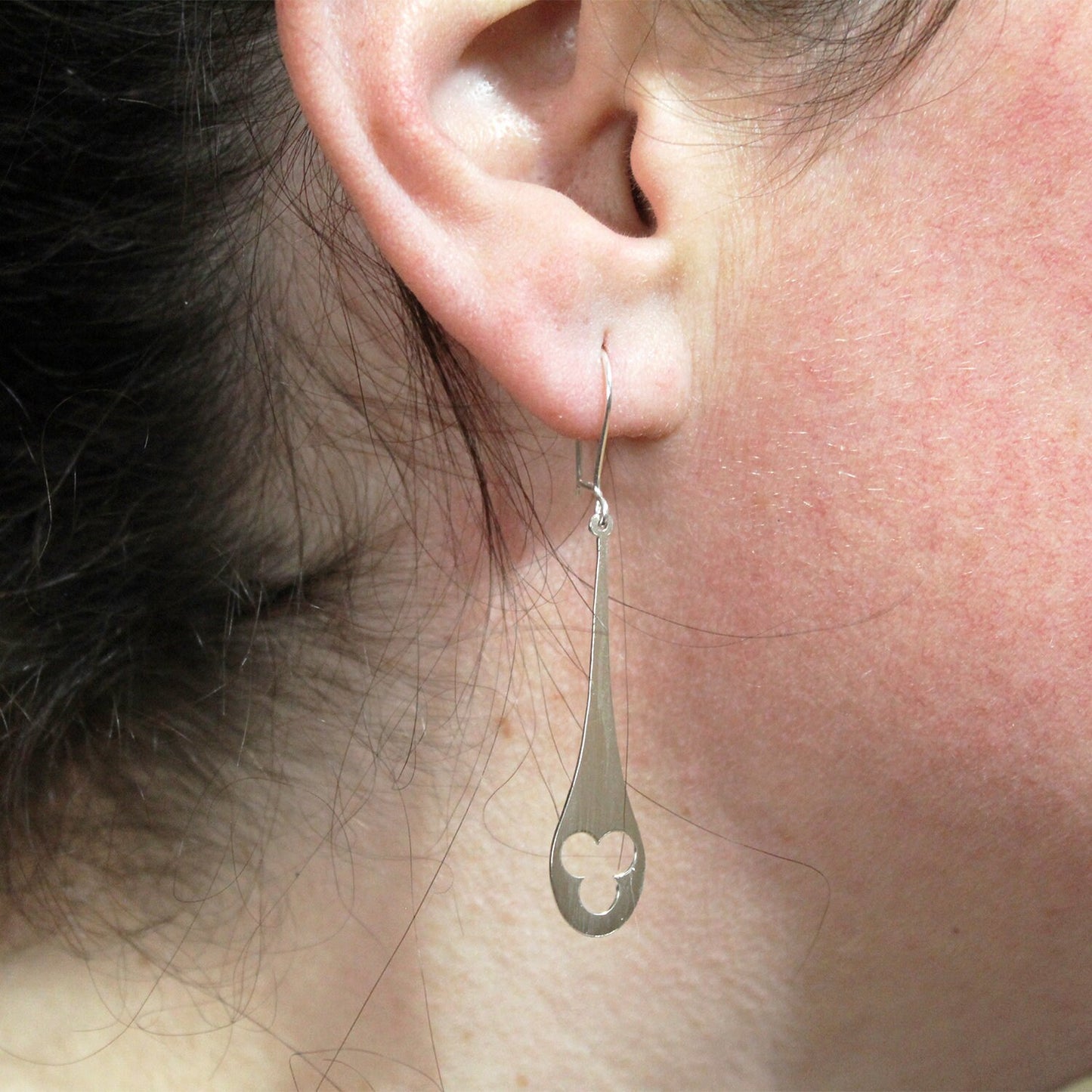 Pendientes Alcaldesa en plata 925.