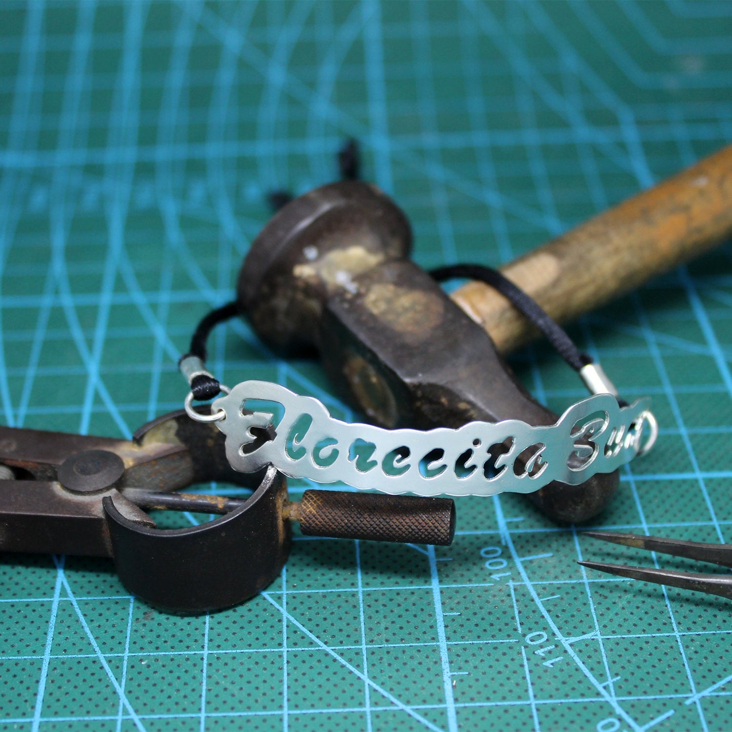 Pulsera Florecita Bum en plata 925.